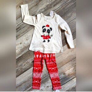 The Children Place Toddler Girl Christmas Legging Set